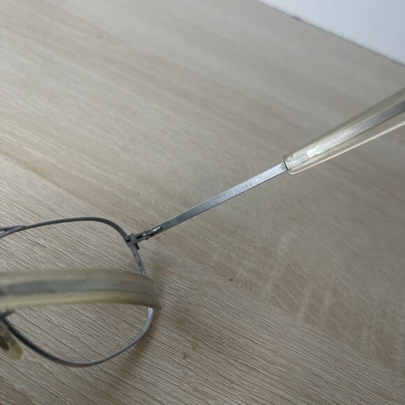 Randolph Engineering Aviator Sunglasses 5 1/2 Matte Chrome Frames Only READ - Picture 7 of 10